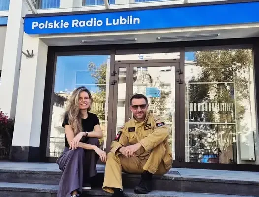Starszy brygadier Michał Badach zdobył złoto w Mistrzostwach Polski Strażaków w Biegu po Schodach