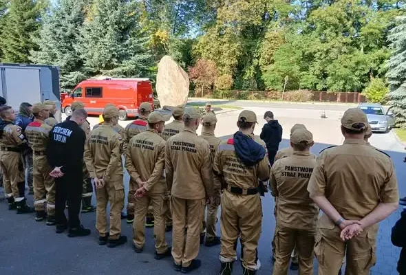 Garbów: ćwiczenia służb ratowniczych na wypadek niebezpiecznej przesyłki