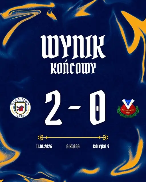 GLKS Głusk wygrywa 2:0 z LKS Wierzchowiska. Dublet Trojnary