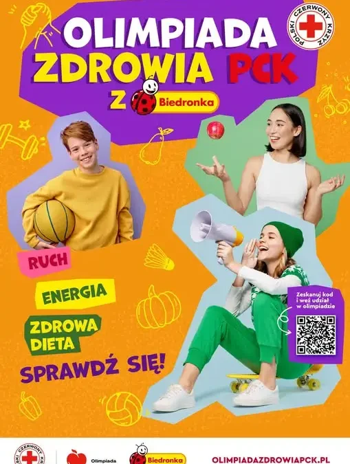 Olimpiada Zdrowia PCK – etap szkolny online od 2 do 14 listopada
