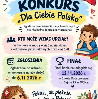 Konkurs „Pięknie mówisz o Polsce” w Wólce – zgłoszenia do 12 listopada