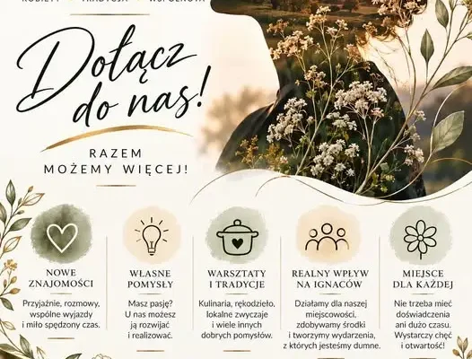 KGW „Z klimatem” w Ignacowie zaprasza nowe członkinie do wspólnego działania