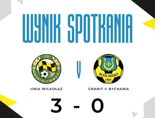 Granit II Bychawa bez punktów w Wilkołazie. Unia wygrywa 3:0