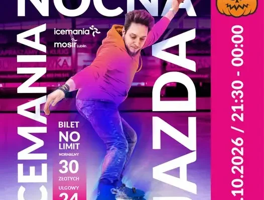 Halloweenowa Nocna Jazda na Icemanii w Lublinie – już w sobotę!