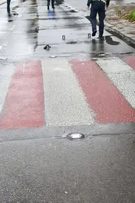 Potrącenie pieszego na ul. Reja w Lublinie – akcja OSP Głusk