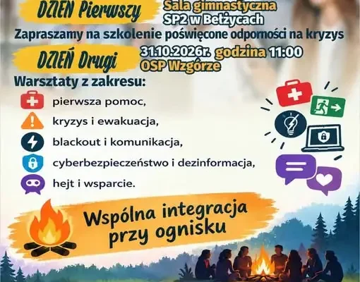 Bełżyce: szkolenie i warsztaty o bezpieczeństwie w sytuacjach kryzysowych