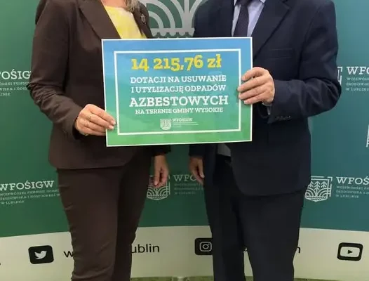 Gmina Wysokie pozyskała ponad 14 tys. zł na usuwanie azbestu